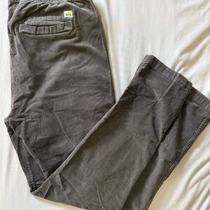 Vuori Men's Charcoal Corduroy Pants
